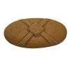 Houten ornamenten beukenhout, ornament hout, afm. 52x105mm