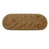 Houten ornamenten beukenhout, ornament hout, afm. 75x265mm