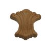 Houten ornamenten beukenhout, ornament hout, afm. 110x100mm